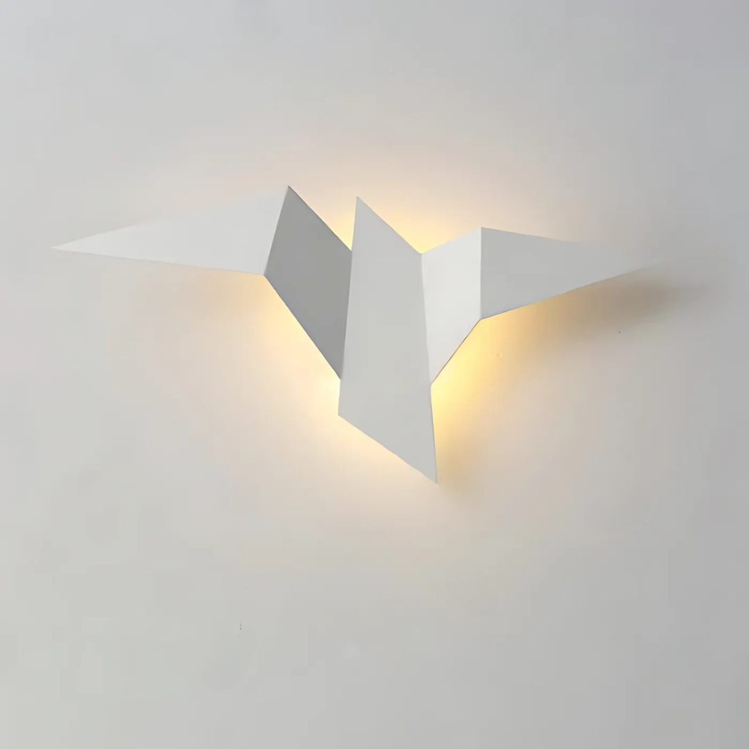 Origami Wall Lamp | Unique Modern Indoor LED Sconce