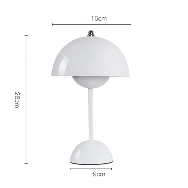 Mushroom Pod LED Table Lamp | Rechargeable Touch Control Night Light