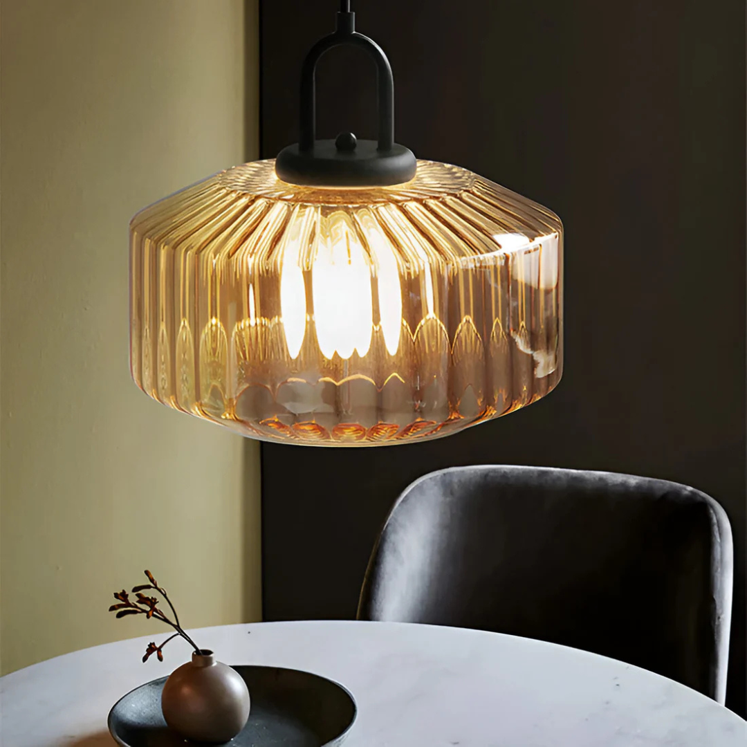 Mireta Glass Pendant Light | Retro-Colored Glass Design