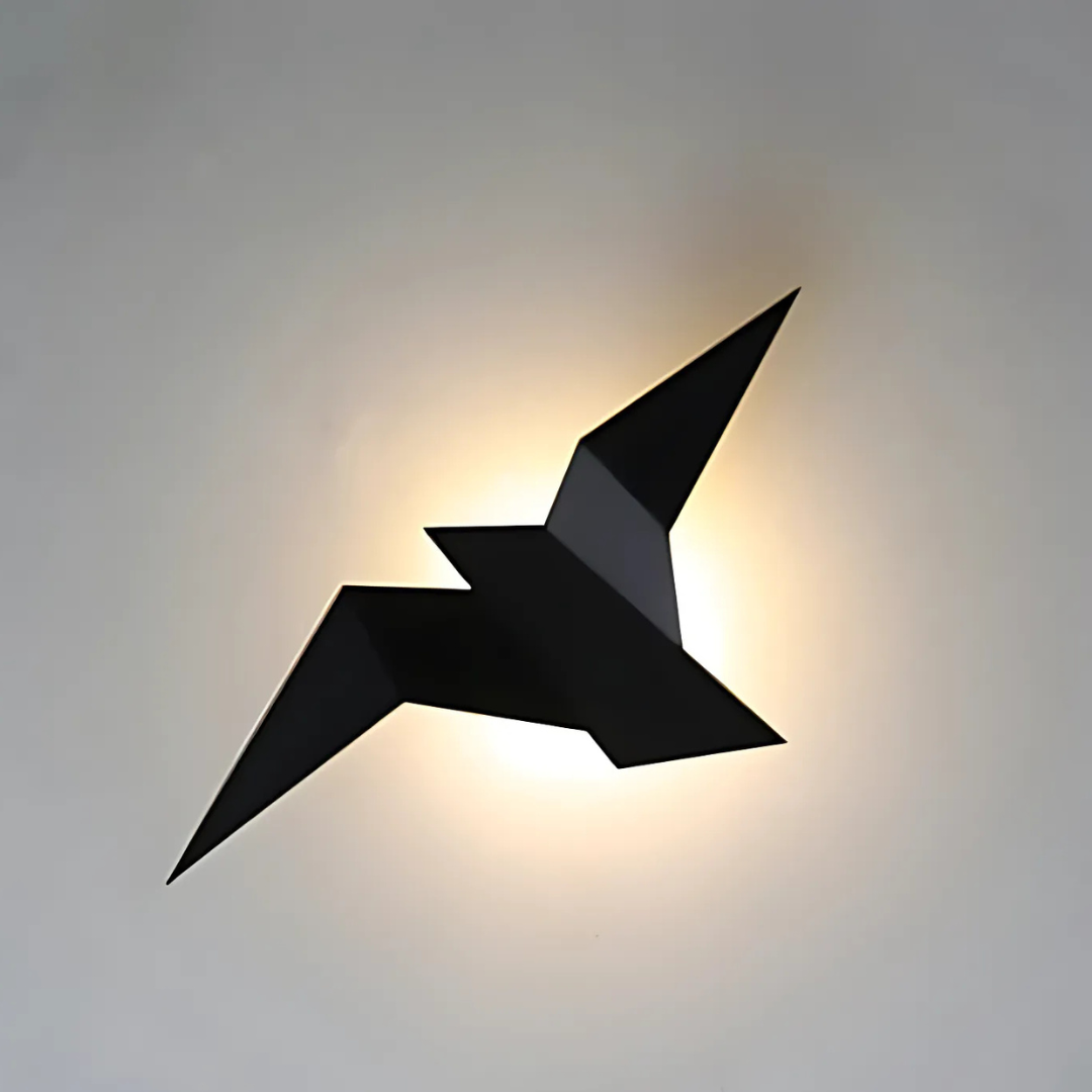 Origami Wall Lamp | Unique Modern Indoor LED Sconce