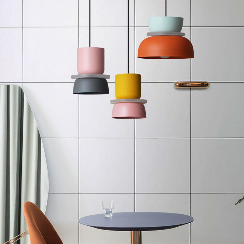 Nordic Colorful Macaron Pendant Light | Scandinavian Charm
