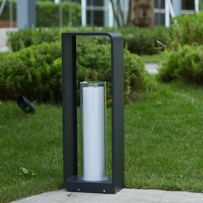 Modern Square Outdoor Lantern | Waterproof Solar LED Light