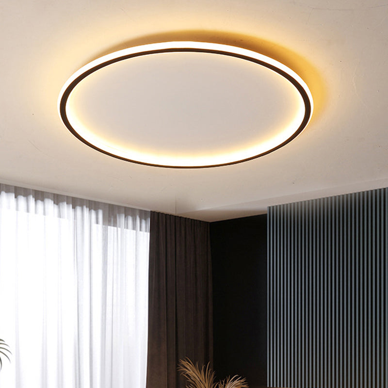 Nordic Disc LED Ceiling Light | Modern Flush Mount Lamp
