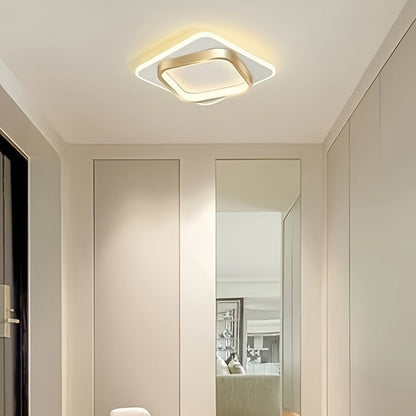 Modern Square LED Ceiling Light | Minimalist Geometric Flush Mount Fixture