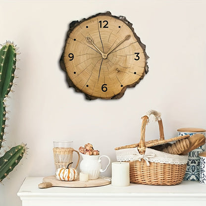Rustic Wood Slice Wall Clock | Natural Log Design Home Decor