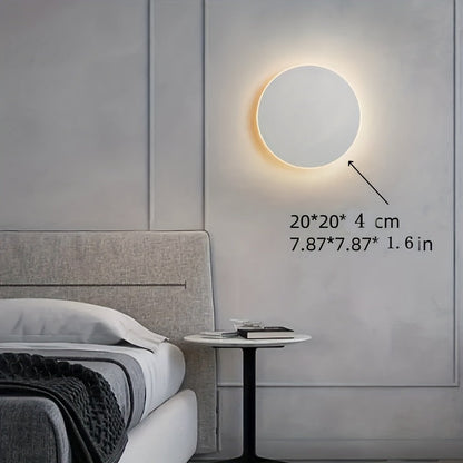 Minimalist Round LED Wall Light | Modern Nordic Design