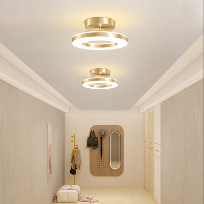 Acrylic Round LED Ceiling Light | Modern Hallway & Entrance Fixture