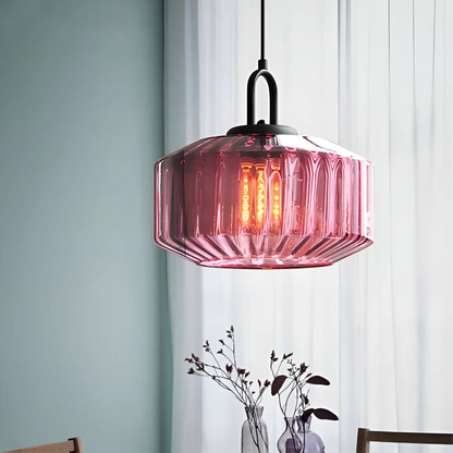 Mireta Glass Pendant Light | Retro-Colored Glass Design