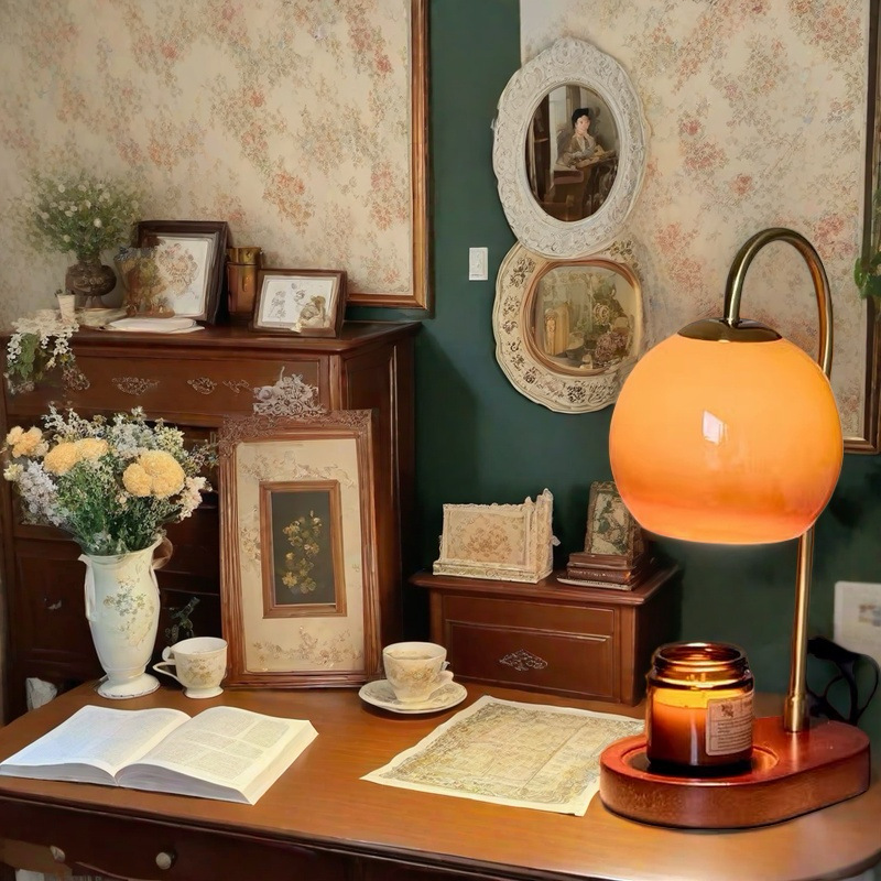 Adjustable Candle Warmer Lamp | Flameless Wax Melting Table Lamp