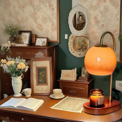 Adjustable Candle Warmer Lamp | Flameless Wax Melting Table Lamp