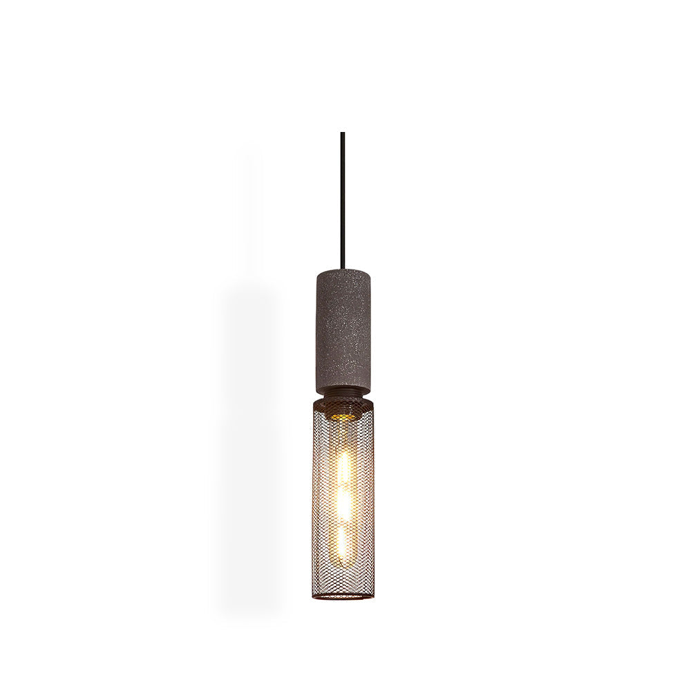 Urban Concrete Pendant Light | Industrial LED Hanging Lamp