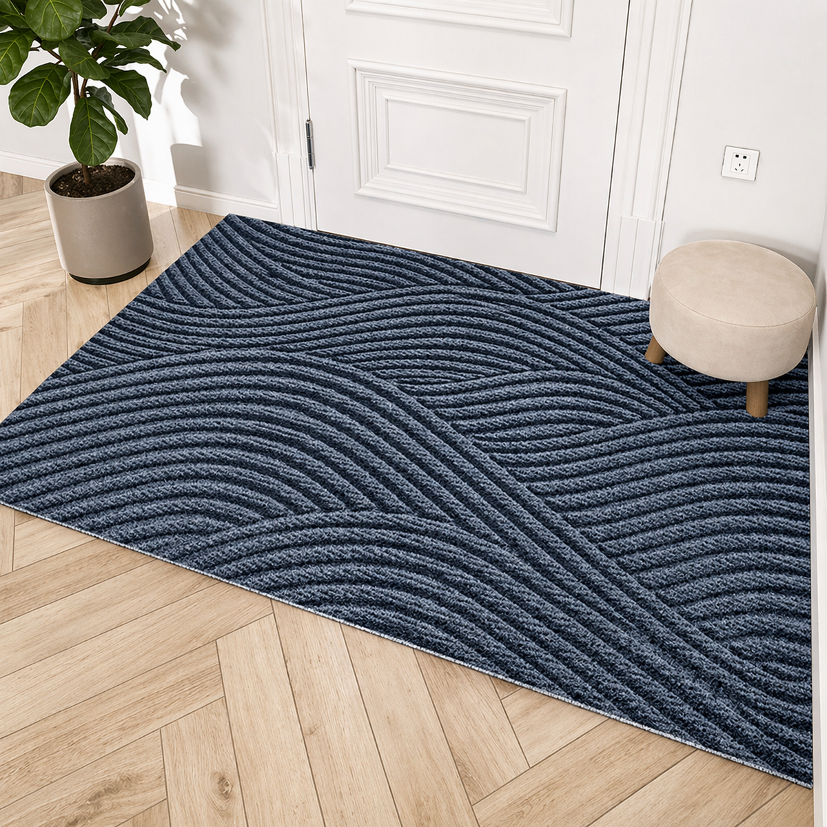 Non-Slip Dirt-Trapping Door Mat