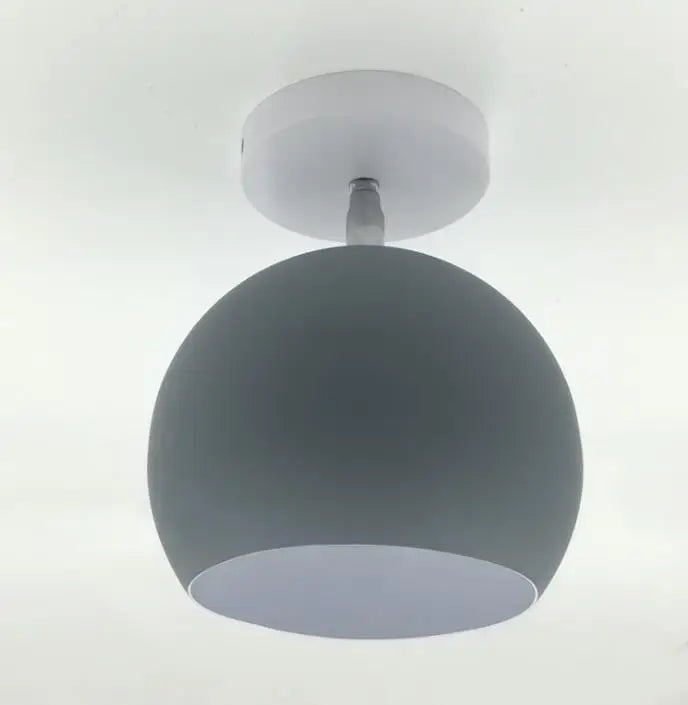 Nordic Macaron Ceiling Light | Modern Round Aluminum Lamp