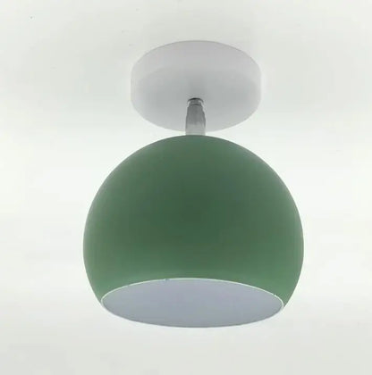 Nordic Macaron Ceiling Light | Modern Round Aluminum Lamp