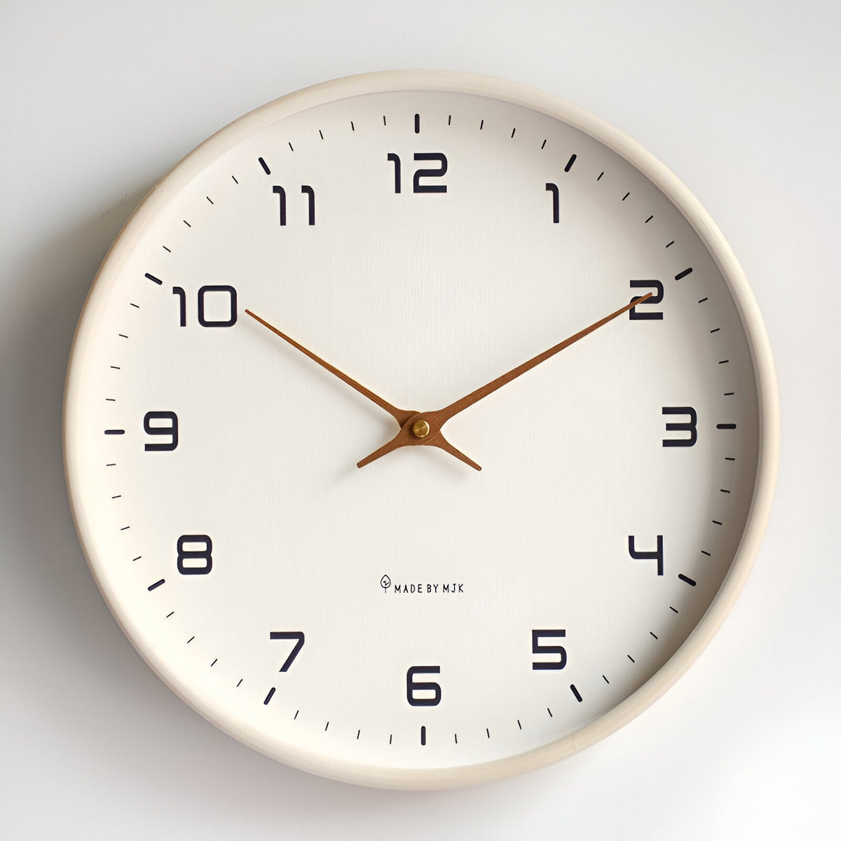 Nordic Silent Wood Frame Wall Clock