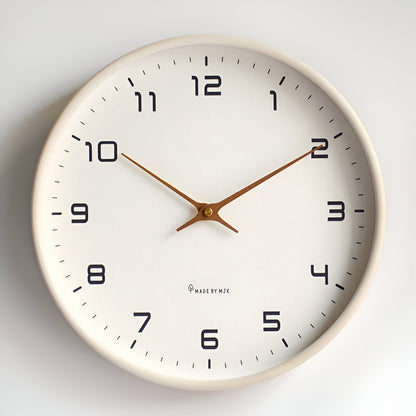 Nordic Silent Wood Frame Wall Clock