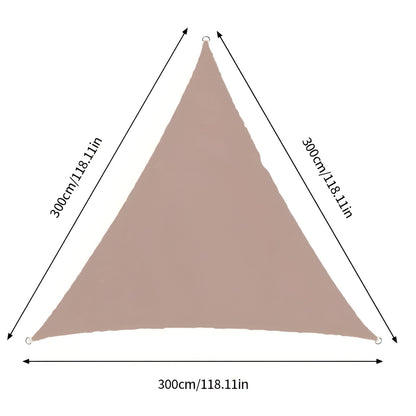 TriBlocker Shade Sail | Waterproof UV-Protect Triangle Design