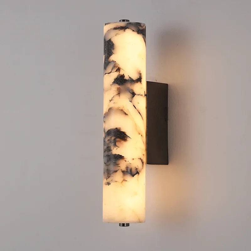 LuxeStone Natural Marble Wall Lamp | Modern Luxury Sconce