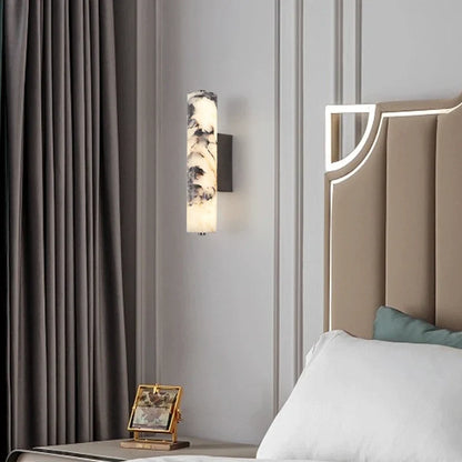 LuxeStone Natural Marble Wall Lamp | Modern Luxury Sconce