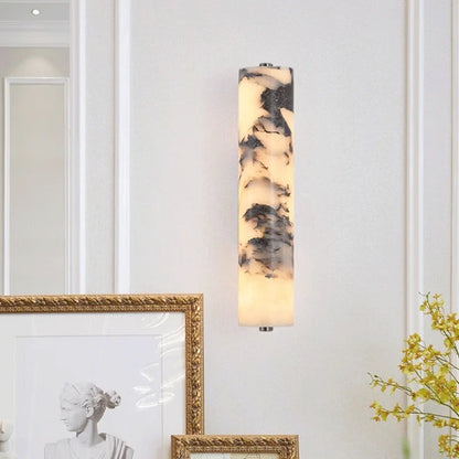 LuxeStone Natural Marble Wall Lamp | Modern Luxury Sconce
