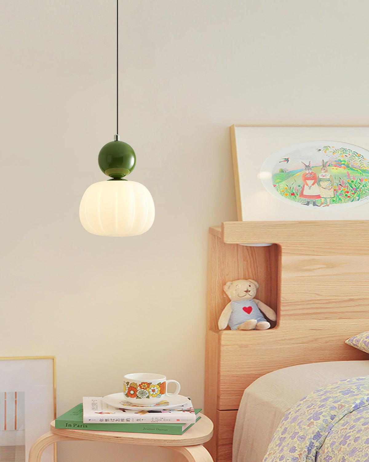 Yedra Pendant Lamp | Organic Round Acrylic Design