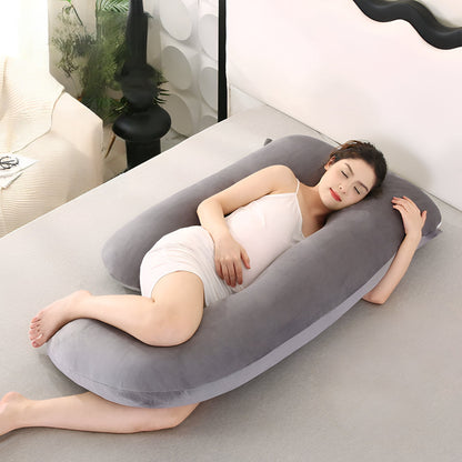 U-Shaped Pregnancy Body Pillow | Full Body Support Cushion