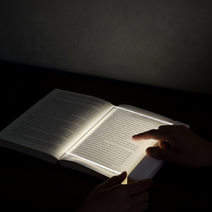 Ultra-Thin LED Book Light | USB Rechargeable Reading Lamp