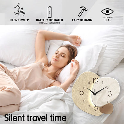 TempoStone Silent Modern Wall Clock