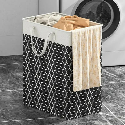 Lauva 75L Foldable Laundry Basket | Waterproof Fabric Hamper