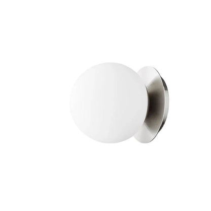 Nordic Globe Glass Wall Lamp | Minimalist Modern Bathroom & Bedroom Light
