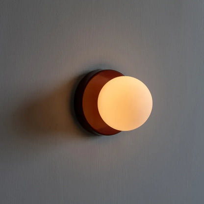 Macaron LED Wall Lamp | Modern Colored Glass Sconce