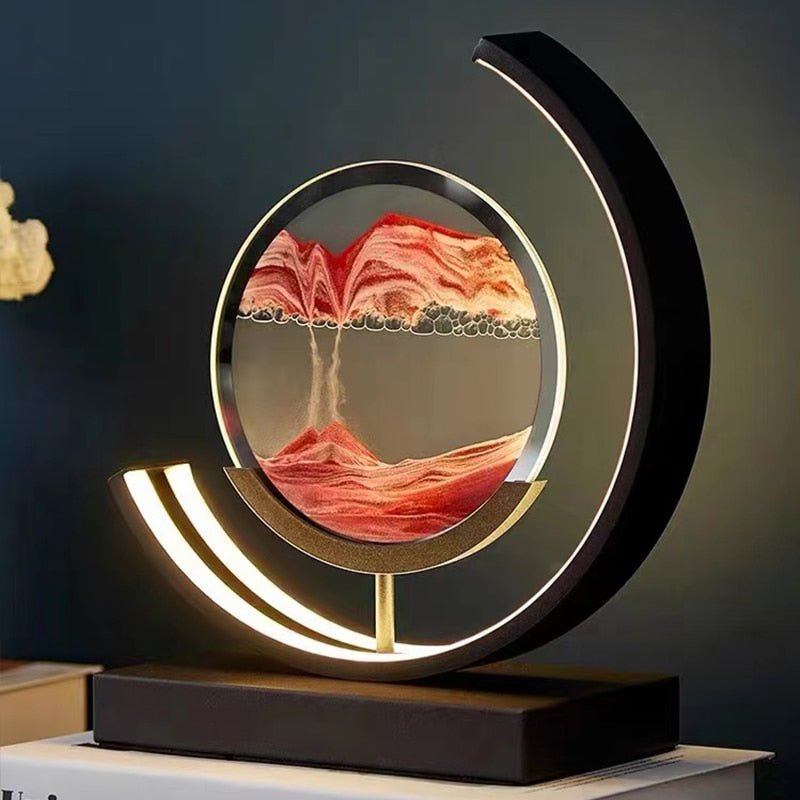 Sandlight Quicksand Motion Art LED Lamp