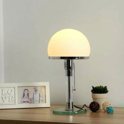 Aldren Frosted Glass Table Lamp | Bauhaus-Inspired Design