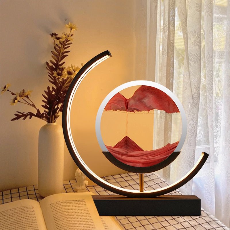 Sandlight Quicksand Motion Art LED Lamp