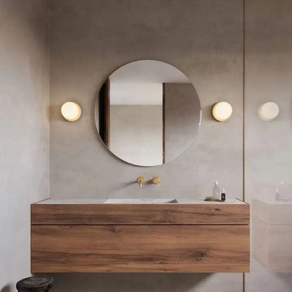 Nordic Globe Glass Wall Lamp | Minimalist Modern Bathroom & Bedroom Light