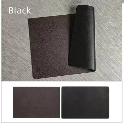 DuoMat Double-Sided Faux Leather Placemats | Heat Resistant