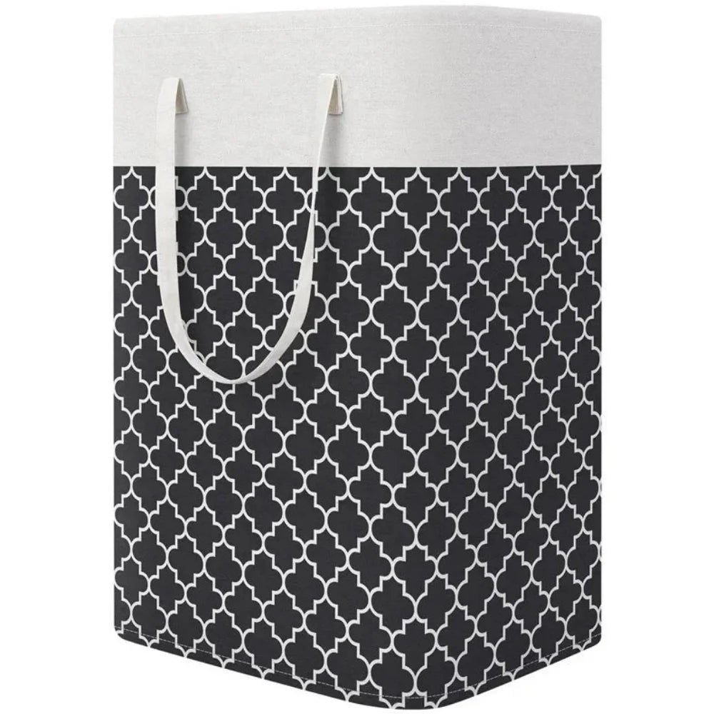 Lauva 75L Foldable Laundry Basket | Waterproof Fabric Hamper