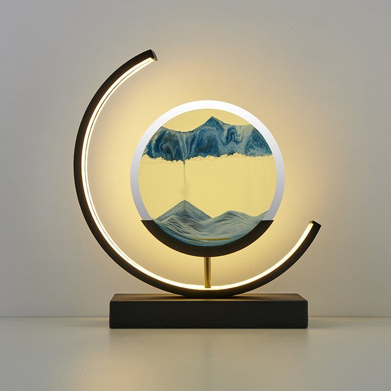 Sandlight Quicksand Motion Art LED Lamp