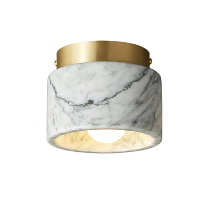 Nordic Marble Ceiling Light | Modern Downlight with Stone Finish