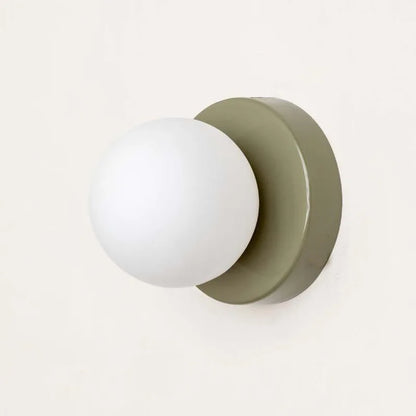 Macaron LED Wall Lamp | Modern Colored Glass Sconce