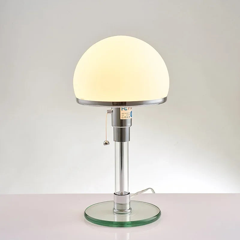 Aldren Frosted Glass Table Lamp | Bauhaus-Inspired Design