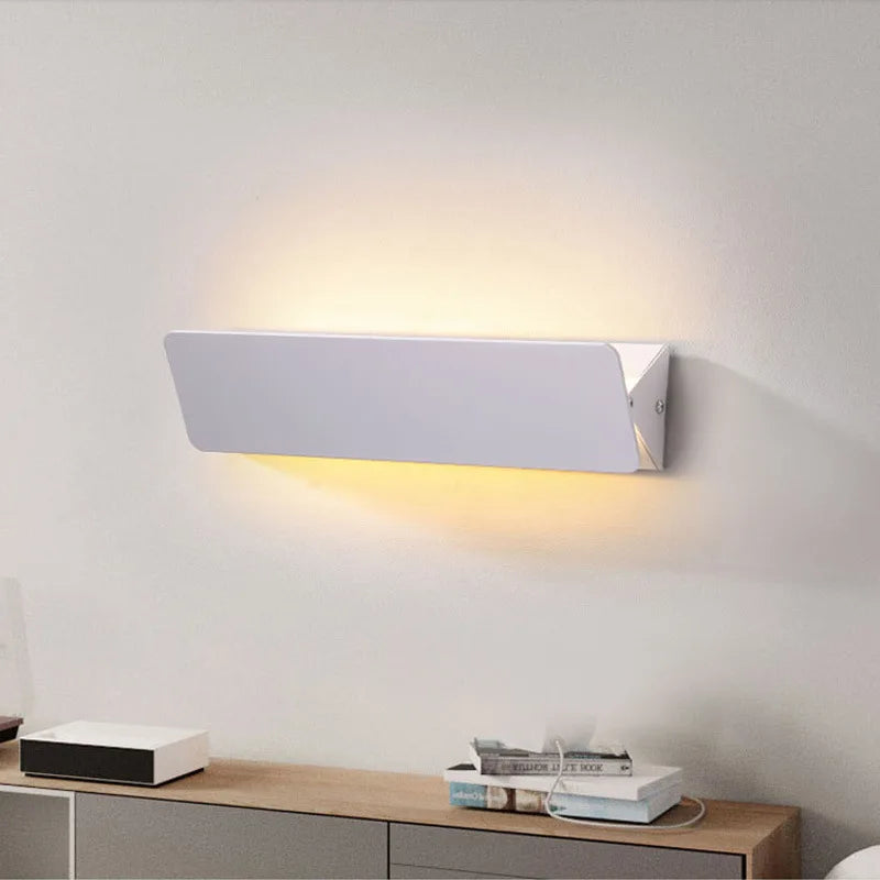 Modern LED Wall Lamp | Minimalist Aluminum Swing Light