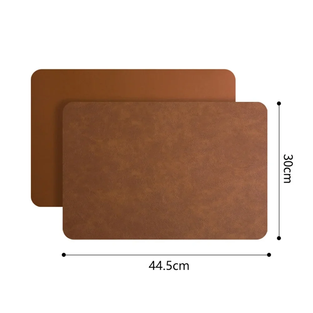 DuoMat Double-Sided Faux Leather Placemats | Heat Resistant