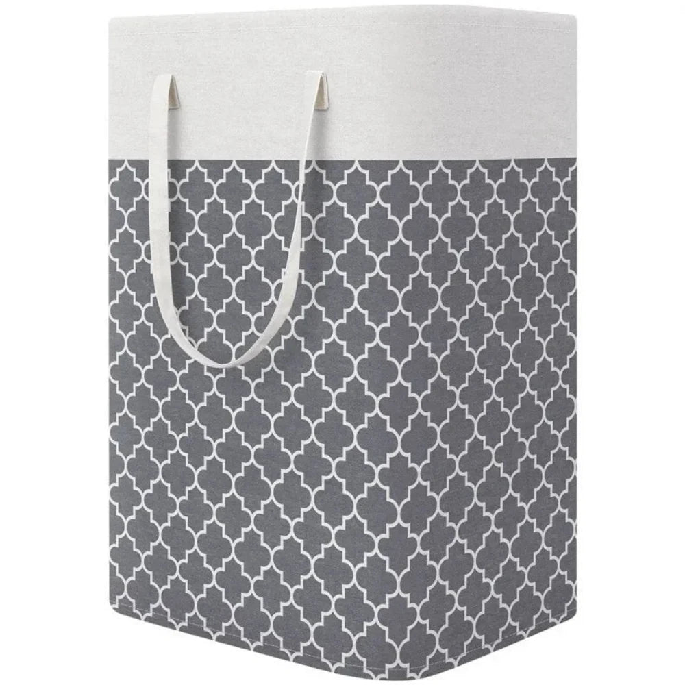 Lauva 75L Foldable Laundry Basket | Waterproof Fabric Hamper