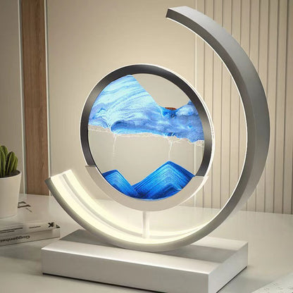 Sandlight Quicksand Motion Art LED Lamp