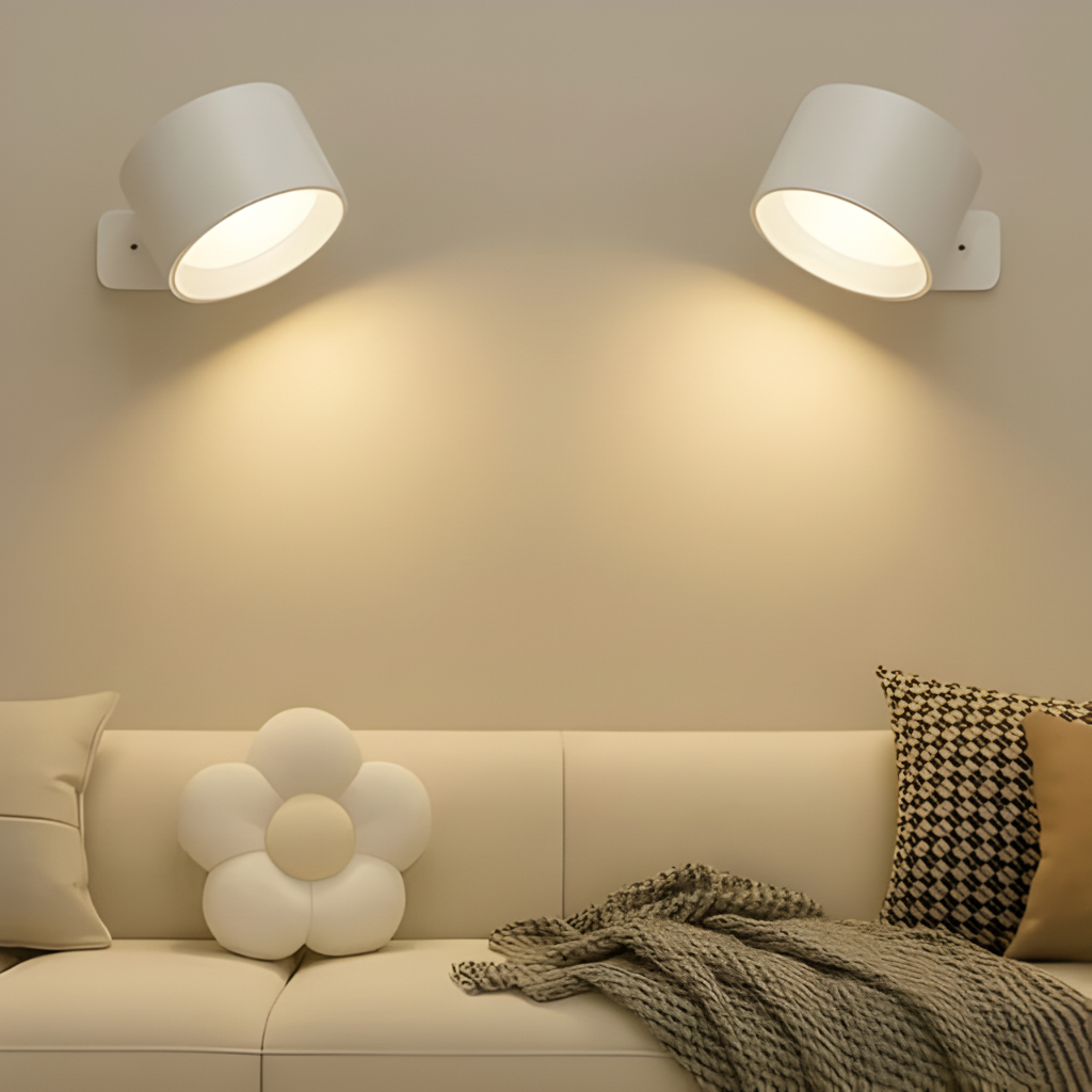 Rechargeable LED Wall Light | Adjustable Magnetic Mount