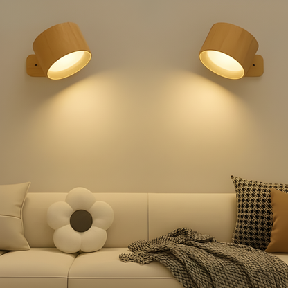 Rechargeable LED Wall Light | Adjustable Magnetic Mount