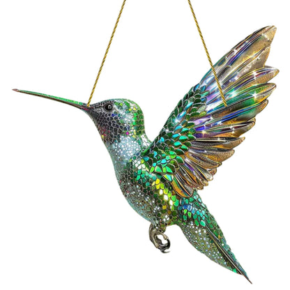Stained Glass Bird Suncatcher | Hanging Window Decor