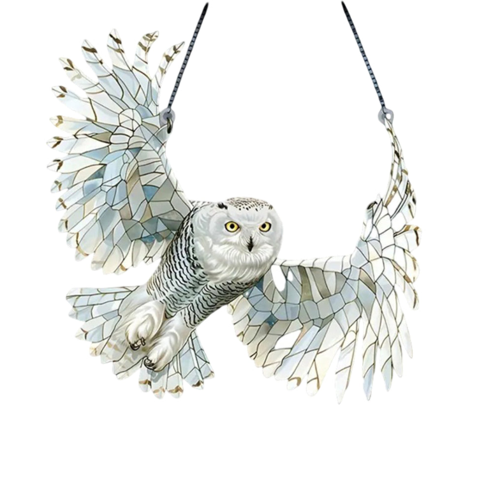 Stained Glass Bird Suncatcher | Hanging Window Decor