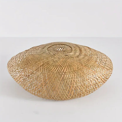 BambooBoho Pendant Shade | Handwoven Bohemian Rattan